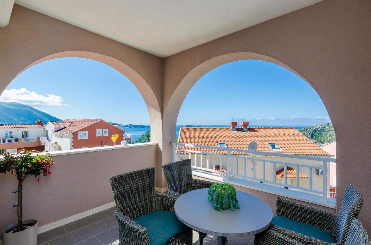 Adriatic Sunny Apartments Млини Экстерьер фото