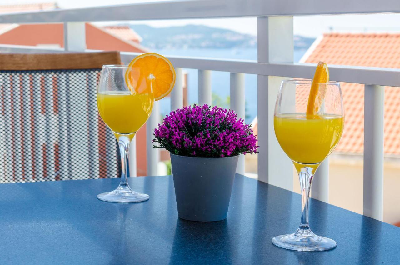 Adriatic Sunny Apartments Млини Экстерьер фото
